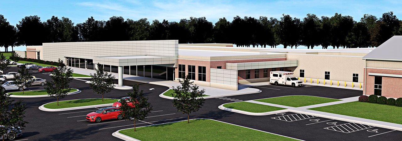 Rendering of New Bronson Behavioral Hospital