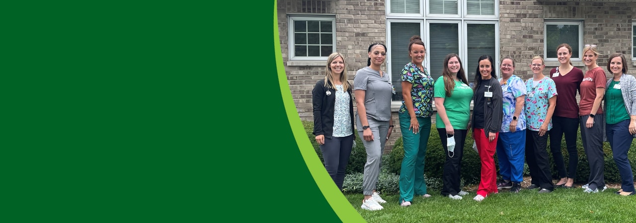 Photo of the team at Bronson Rambling Road Pediatrics.