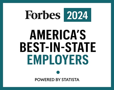 Forbes 2024 Best in State Employers Logo