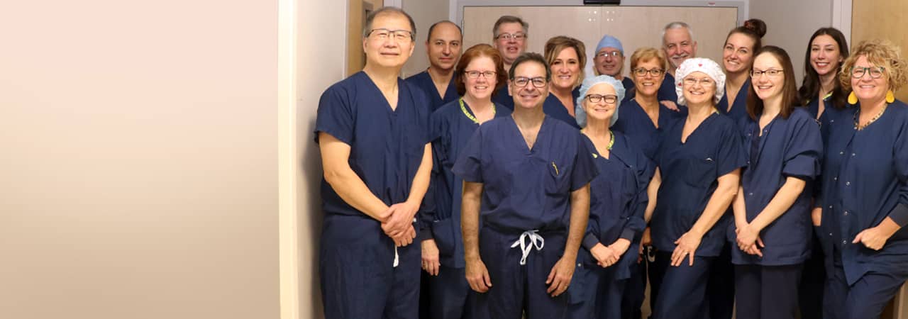 Photo of TAVR care team. 