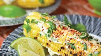 Picture of mexican street corn