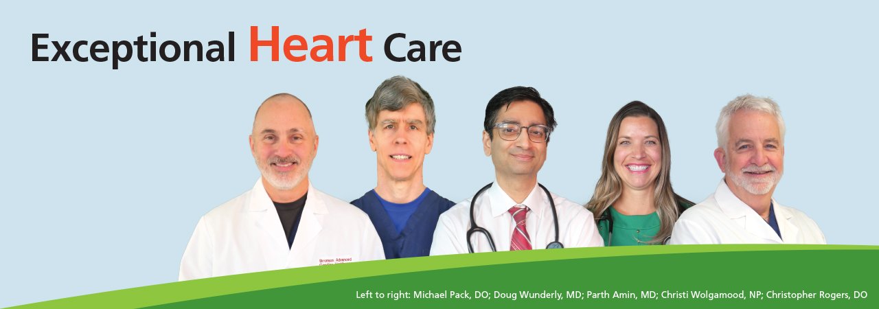 Photo of heart and vascular providers in Kalamazoo.