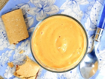 Photo of an orange smoothie