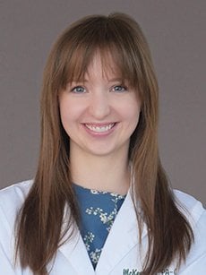 Headshot of physician's assistant, McKenna Blyly with Bronson Oncology & Hematology Specialists.