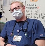 Photo of respiratory therapist Sean.