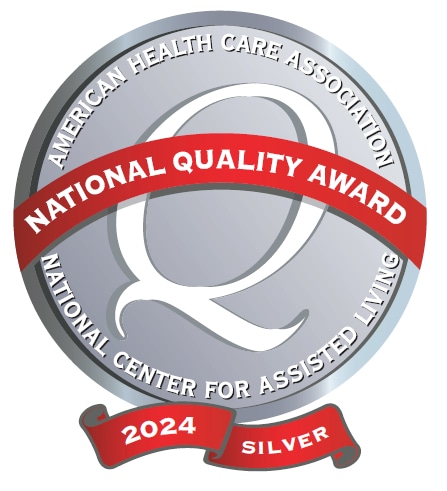 AHCA-NCAL Silver Award Logo.