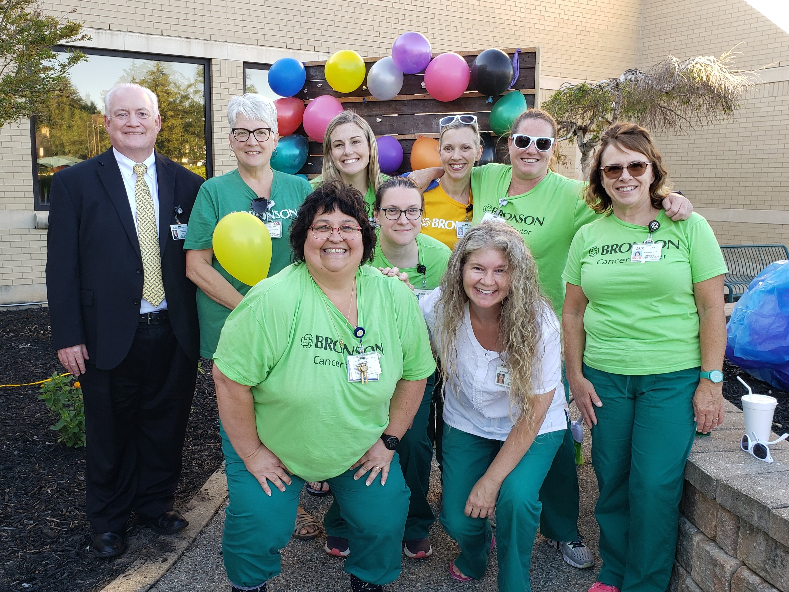 Bronson Cancer Center staff participate in Cancer Survivors' Celebration