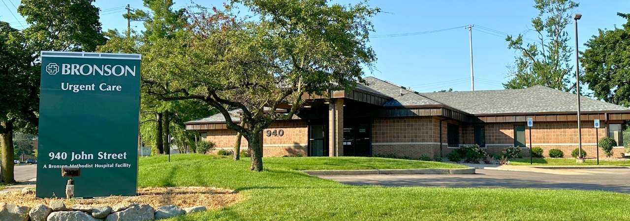 Exterior photo of Bronson Urgent Care in Kalamazoo