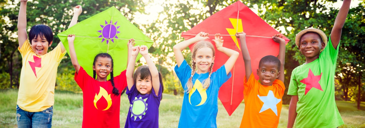 Image of children playing outside.