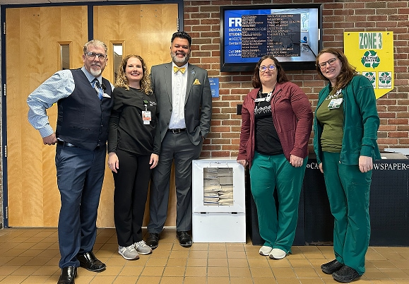 Narcan box installed at KCC.